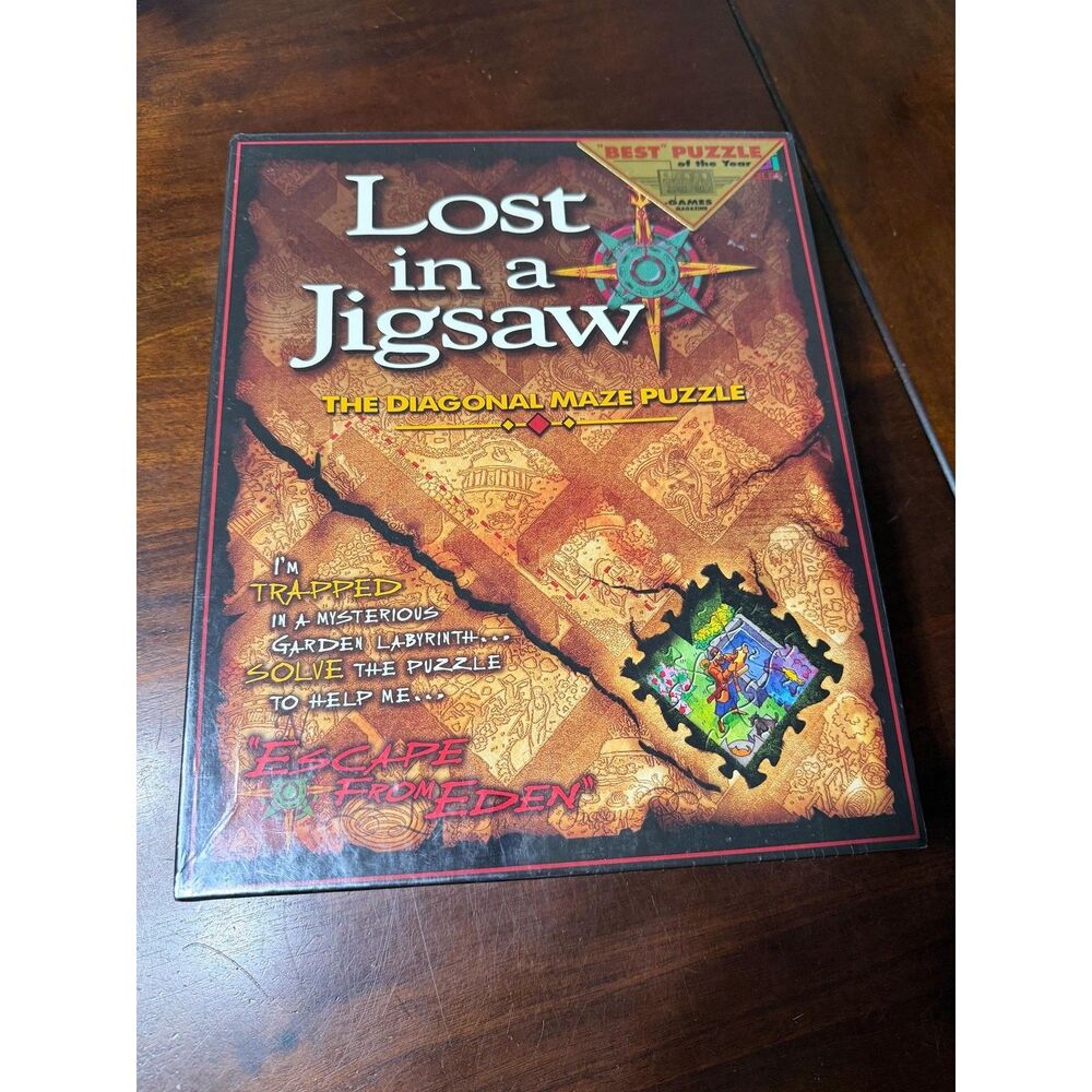 Lost In A Jigsaw (The Diagonal Maze Puzzle Escape From Eden) By BGI - 1997 - NEW